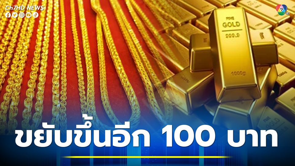 ราคาทองวันนี้ เปิดตลาดขยับขึ้น 100 บาท ทองคำแท่งขายออก  29,800 บาท