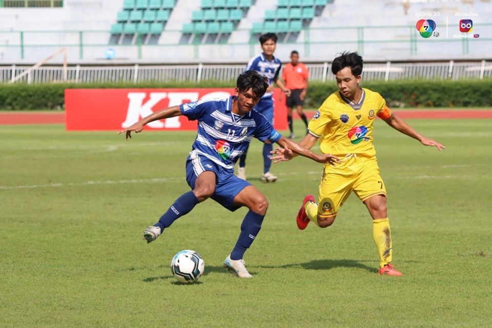 ประมวลภาพฟุตบอลแชมป์ 7HD (รอบ 8 ทีมสุดท้าย) กาญจนาภิเษกวิทยาลัย vs ภัทรบพิตร
